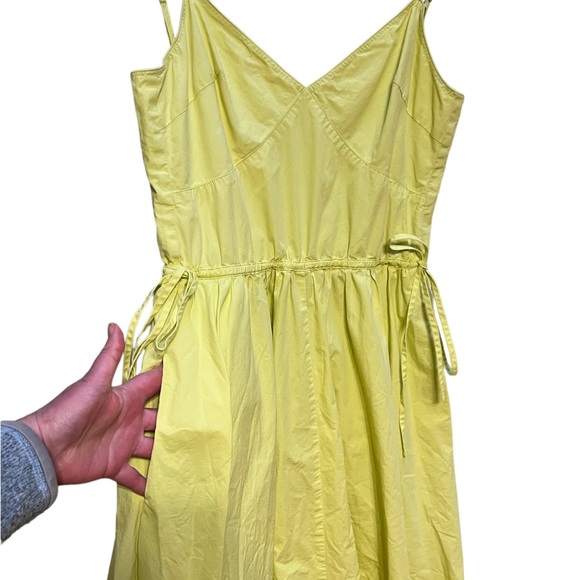 Jason Wu Collective Yellow Midi Dress size 2 - Picture 10 of 16